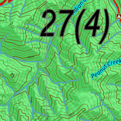 Idaho HuntData LLC Idaho Controlled Bighorn Sheep Unit 27(4) Unit Map (27-4) digital map