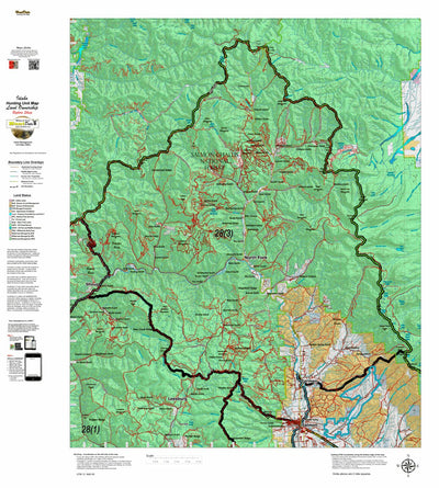 Idaho HuntData LLC Idaho Controlled Bighorn Sheep Unit 28(3) Unit Map (28-3) digital map