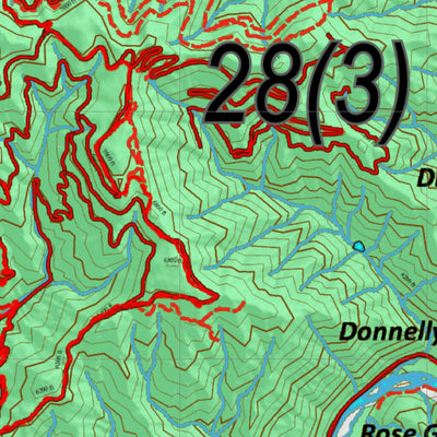 Idaho HuntData LLC Idaho Controlled Bighorn Sheep Unit 28(3) Unit Map (28-3) digital map