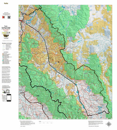 Idaho HuntData LLC Idaho Controlled Bighorn Sheep Unit 30 Unit Map digital map