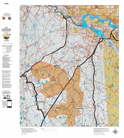 Idaho HuntData LLC Idaho Controlled Bighorn Sheep Unit 41(1) Unit Map (41-1) digital map