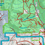 Idaho HuntData LLC Idaho Controlled Elk Unit 1 Land Ownership Map digital map