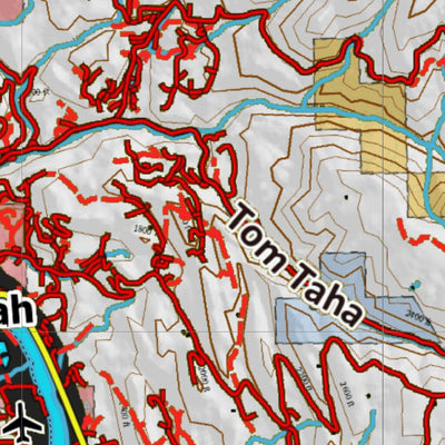 Idaho HuntData LLC Idaho Controlled Elk Unit 10A(1) Land Ownership Map (10A-1) digital map