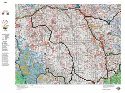 Idaho HuntData LLC Idaho Controlled Elk Unit 11A Land Ownership Map (11A) digital map