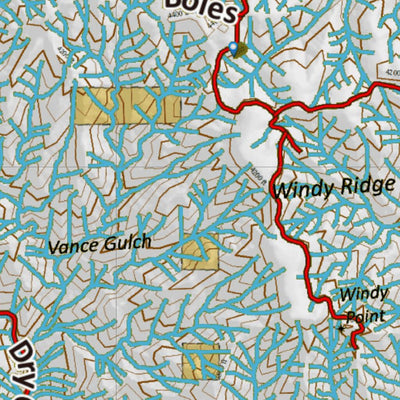 Idaho HuntData LLC Idaho Controlled Elk Unit 13 Land Ownership Map digital map