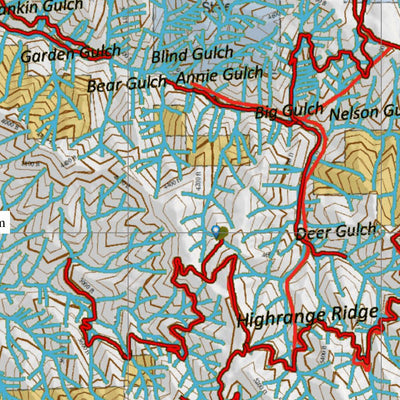 Idaho HuntData LLC Idaho Controlled Elk Unit 14(2) Land Ownership Map (14-2) digital map
