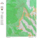 Idaho HuntData LLC Idaho Controlled Elk Unit 21(1X) Land Ownership Map (21-1X) digital map