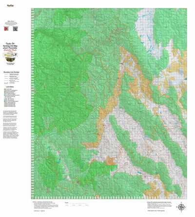 Idaho HuntData LLC Idaho Controlled Elk Unit 21(1X) Land Ownership Map (21-1X) digital map