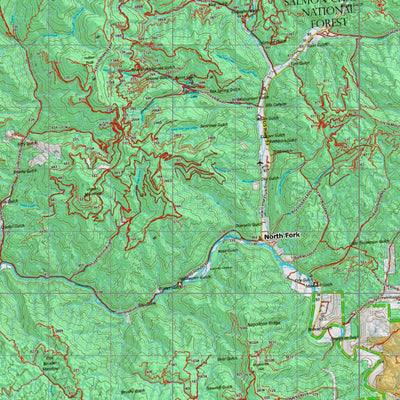 Idaho HuntData LLC Idaho Controlled Elk Unit 21(1X) Land Ownership Map (21-1X) digital map