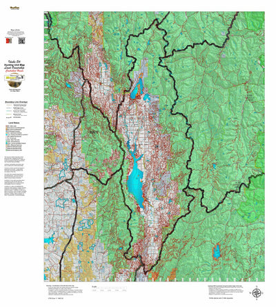 Idaho HuntData LLC Idaho Controlled Elk Unit 24 Land Ownership Map digital map