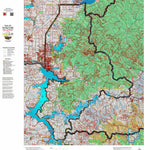 Idaho HuntData LLC Idaho Controlled Elk Unit 3 Land Ownership Map digital map