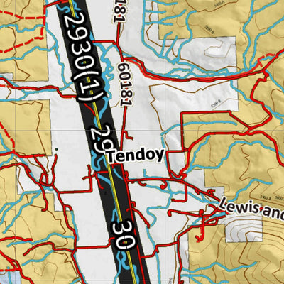 Idaho HuntData LLC Idaho Controlled Elk Unit 30 Land Ownership Map digital map
