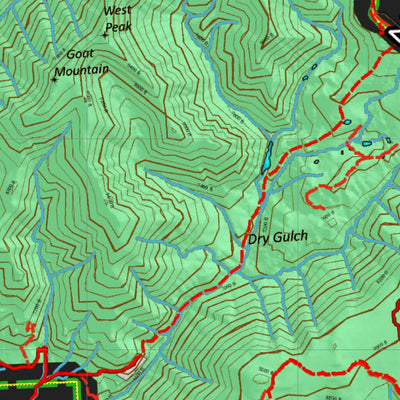 Idaho HuntData LLC Idaho Controlled Elk Unit 30 Land Ownership Map digital map
