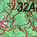 Idaho HuntData LLC Idaho Controlled Elk Unit 32A(1) Land Ownership Map (32A-1) digital map