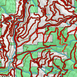 Idaho HuntData LLC Idaho Controlled Elk Unit 32A(1) Land Ownership Map (32A-1) digital map