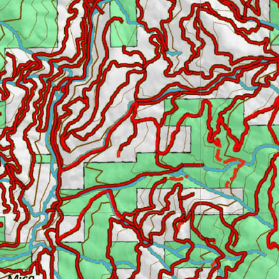 Idaho HuntData LLC Idaho Controlled Elk Unit 32A(1) Land Ownership Map (32A-1) digital map