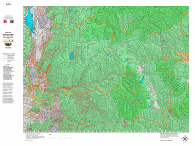 Idaho HuntData LLC Idaho Controlled Elk Unit 33(1) Land Ownership Map (33-1) digital map