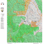 Idaho HuntData LLC Idaho Controlled Elk Unit 36AX Land Ownership Map digital map