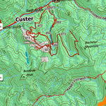 Idaho HuntData LLC Idaho Controlled Elk Unit 36AX Land Ownership Map digital map