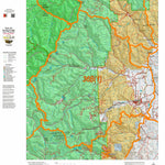 Idaho HuntData LLC Idaho Controlled Elk Unit 36B(1) Land Ownership Map (36B-1) digital map