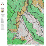 Idaho HuntData LLC Idaho Controlled Elk Unit 37(1) Land Ownership Map (37-1) digital map