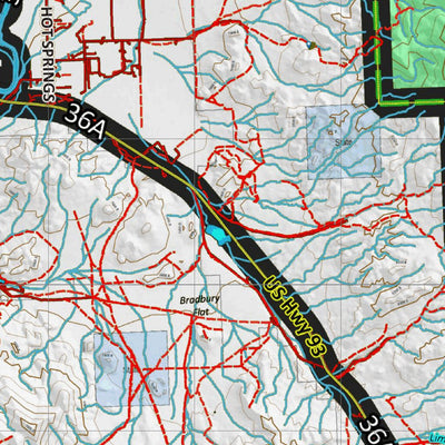 Idaho HuntData LLC Idaho Controlled Elk Unit 37(1) Land Ownership Map (37-1) digital map
