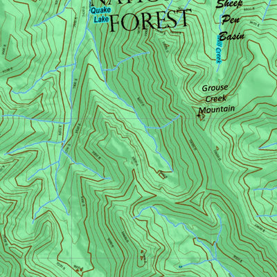 Idaho HuntData LLC Idaho Controlled Elk Unit 37 Land Ownership Map digital map