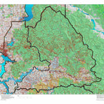 Idaho HuntData LLC Idaho Controlled Elk Unit 4 Land Ownership Map digital map