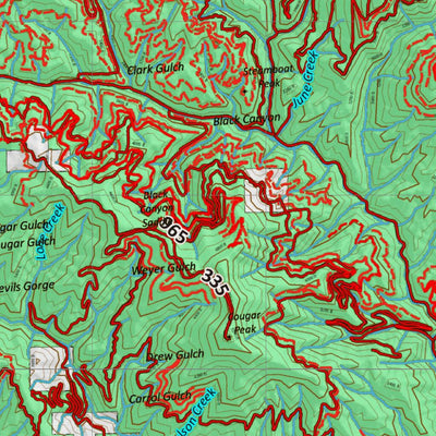 Idaho HuntData LLC Idaho Controlled Elk Unit 4 Land Ownership Map digital map