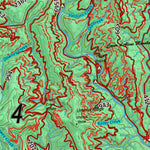 Idaho HuntData LLC Idaho Controlled Elk Unit 4 Land Ownership Map digital map