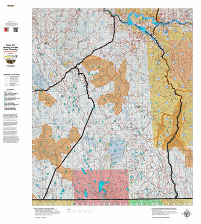 Idaho HuntData LLC Idaho Controlled Elk Unit 41(1) Land Ownership Map (41-1) digital map