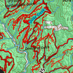Idaho HuntData LLC Idaho Controlled Elk Unit 43(1) Land Ownership Map (43-1) digital map