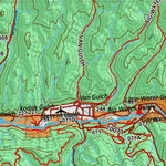 Idaho HuntData LLC Idaho Controlled Elk Unit 43 Land Ownership Map digital map