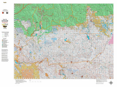 Idaho HuntData LLC Idaho Controlled Elk Unit 44(1) Land Ownership Map (44-1) digital map