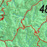 Idaho HuntData LLC Idaho Controlled Elk Unit 48 Land Ownership Map digital map