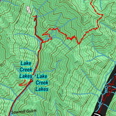 Idaho HuntData LLC Idaho Controlled Elk Unit 48 Land Ownership Map digital map