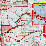 Idaho HuntData LLC Idaho Controlled Elk Unit 5 Land Ownership Map digital map