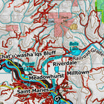 Idaho HuntData LLC Idaho Controlled Elk Unit 5 Land Ownership Map digital map