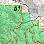 Idaho HuntData LLC Idaho Controlled Elk Unit 51 Land Ownership Map digital map