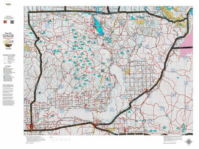 Idaho HuntData LLC Idaho Controlled Elk Unit 52 Land Ownership Map digital map