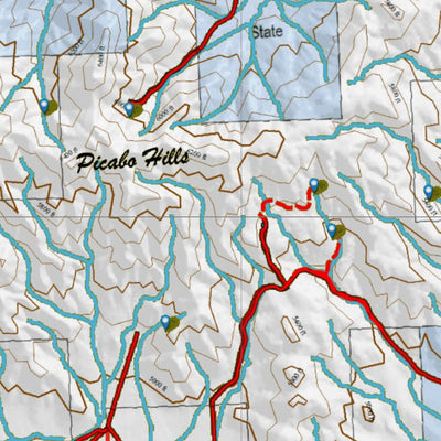 Idaho HuntData LLC Idaho Controlled Elk Unit 52 Land Ownership Map digital map