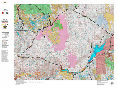 Idaho HuntData LLC Idaho Controlled Elk Unit 52A(1) Land Ownership Map (52A-1) digital map