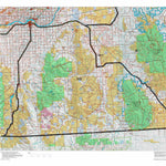 Idaho HuntData LLC Idaho Controlled Elk Unit 55(2) Land Ownership Map (55-2) digital map