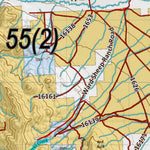 Idaho HuntData LLC Idaho Controlled Elk Unit 55(2) Land Ownership Map (55-2) digital map