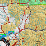 Idaho HuntData LLC Idaho Controlled Elk Unit 55(2) Land Ownership Map (55-2) digital map