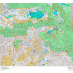 Idaho HuntData LLC Idaho Controlled Elk Unit 60(1) Land Ownership Map (60-1) digital map