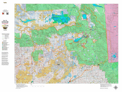 Idaho HuntData LLC Idaho Controlled Elk Unit 60(1) Land Ownership Map (60-1) digital map