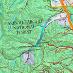 Idaho HuntData LLC Idaho Controlled Elk Unit 60(1) Land Ownership Map (60-1) digital map