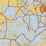 Idaho HuntData LLC Idaho Controlled Elk Unit 60(2) Land Ownership Map (60-2) digital map