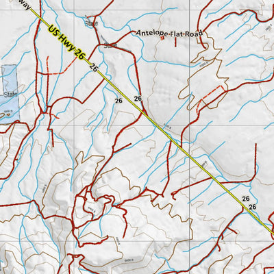 Idaho HuntData LLC Idaho Controlled Elk Unit 64(1) Land Ownership Map (64-1) digital map